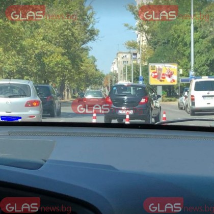 Инцидент в Пловдив, пристигнаха криминалисти и полицаи СНИМКА