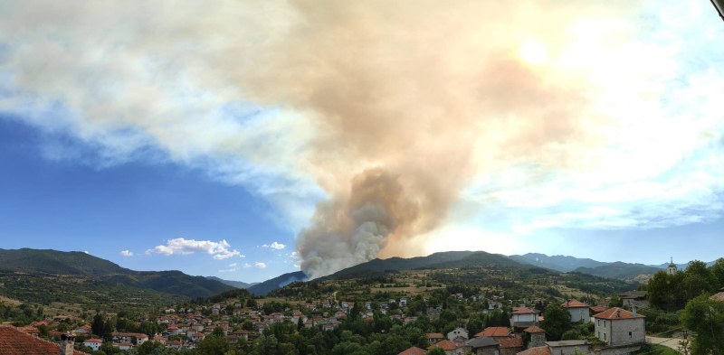 Пожар се разрази в Родопите   СНИМКИ