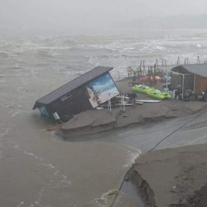 Бедствието което сполетя Община Царево продължава Проливните дъждове нанасят все