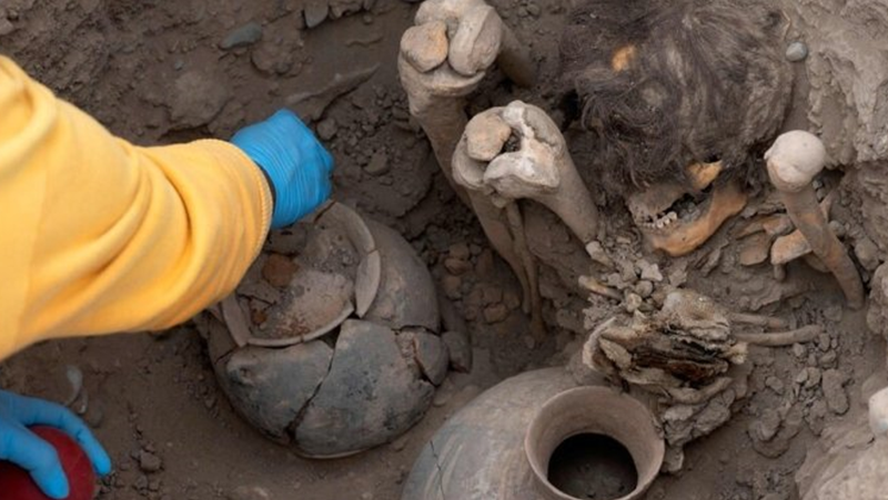 По време на разкопки на археологическия обект Huaca-Puclian изследователите са