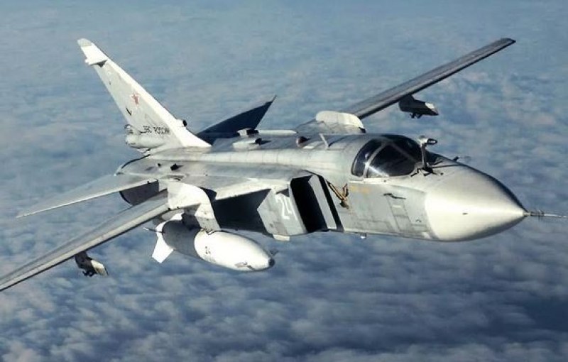 Руски Су-24 се разби във Волгоградска област