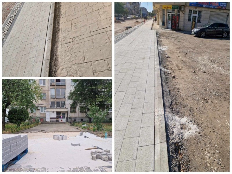 Абсурдите с реконструкцията на ул. Даме Груев в Пловдив продължават.