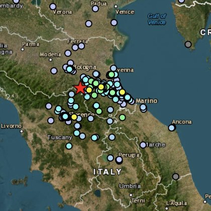 Земетресение с магнитуд 4 9 е регистрирано в италианската област Тоскана