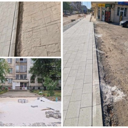 Абсурдите с реконструкцията на ул Даме Груев в Пловдив продължават