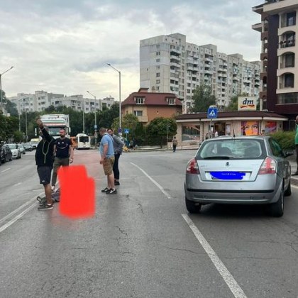 Инцидент с пешеходец е станал в София Мъжът е бил блъснат