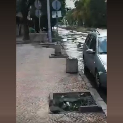 ВиК авария доблокира булевард в Пловдив, затвориха още един участък