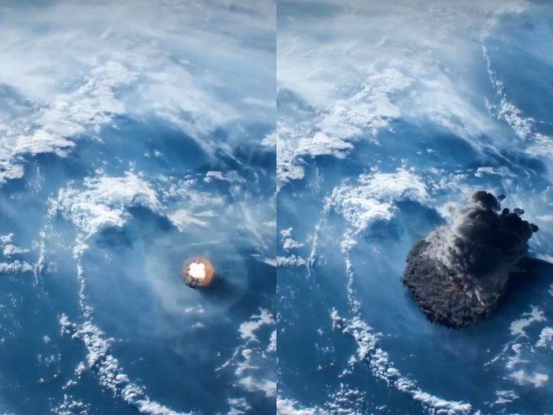 В интернет се появи видео - симулация на ядрен взрив