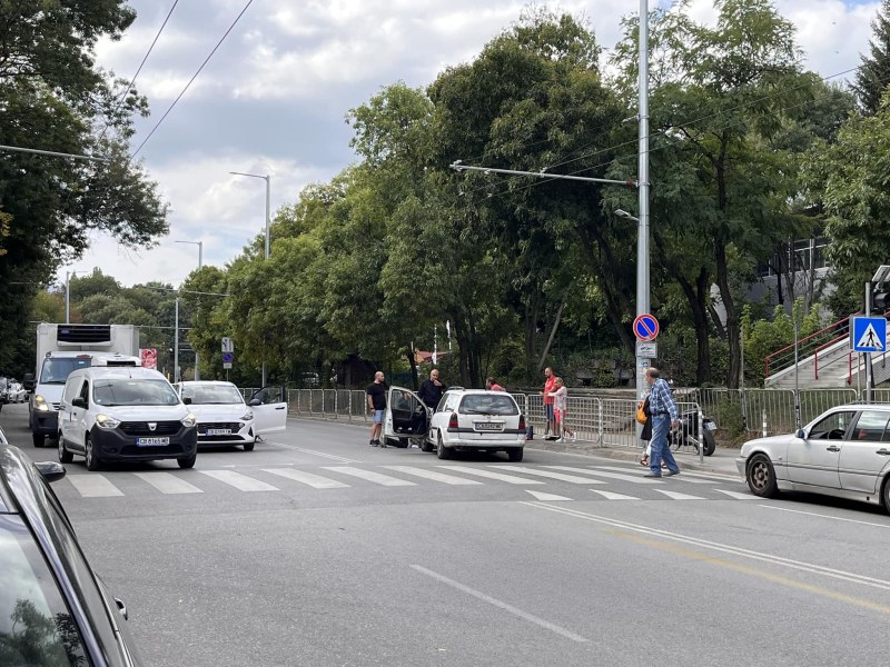 Лек автомобил Опел е блъснал жена преди минути в София.