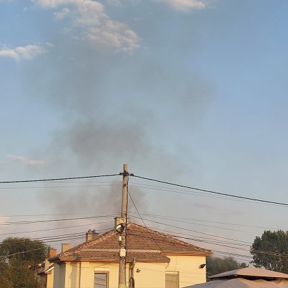 Огнеборци гасиха днес следобед  пожар на сметището зад КАТ Пловдив За
