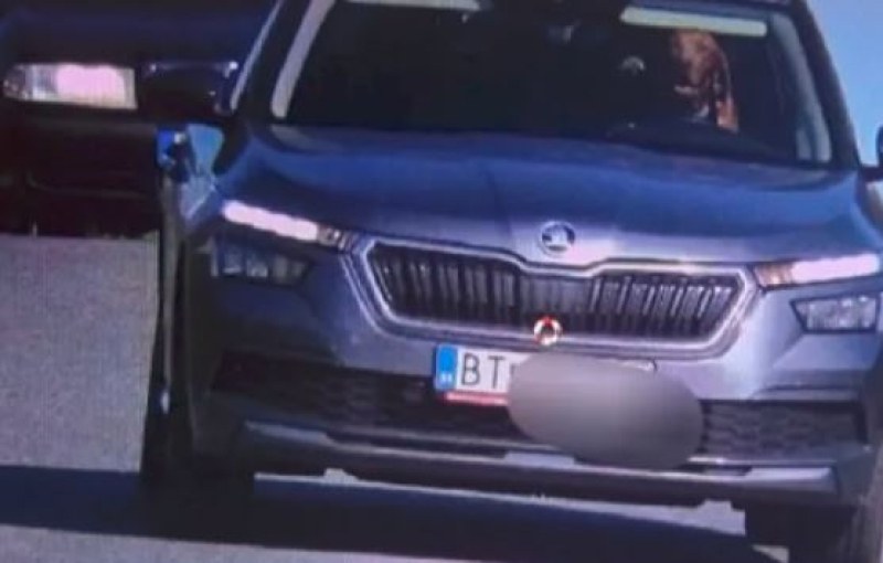 Полицията в Словакия глоби собственика на автомобил, управляван от куче.Нарушението