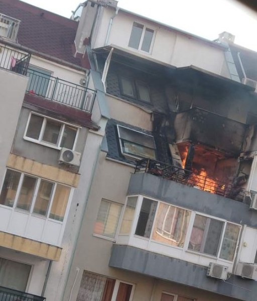 Пожар избухва в апартамент в блок 308 в бургаския жк.