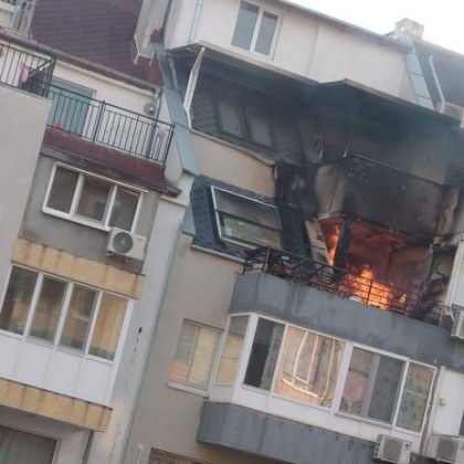 Пожар избухва в апартамент в блок 308 в бургаския жк