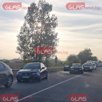 Пътнотранспортно произшествие затруднява движението по Пазарджишко шосе посока Пловдив сигнализират