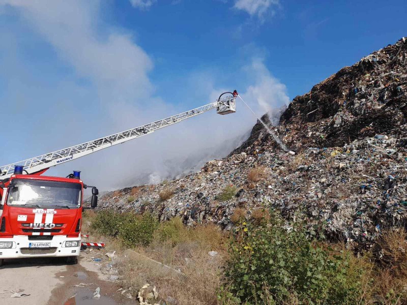 Пожарът, който горя в землището на село Капитан Димитриево, Пазарджишко,