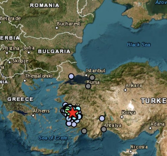 Земетресение разлюля Турция
