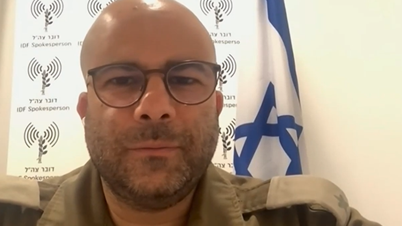 Говорителят на израелската армия: Tерористите няма да видят спокоен ден
