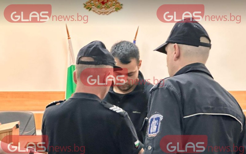 Редник Христакиев, стрелял при спор в Пловдив, излиза от ареста