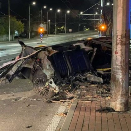 Тежка катастрофа тази нощ в Пловдив на булевард Кукленско шосе