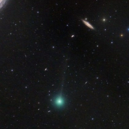 Новооткритата комета C 2023 H2 Lemmon ще стане по ярка в нощното