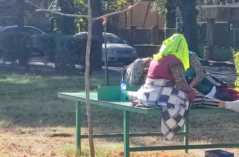 Забавно: Три жени си спретнаха обяд на нестандартно място СНИМКИ