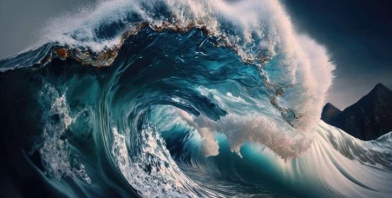 Гигантските вълни с височина няколко десетки метра отдавна се смятат