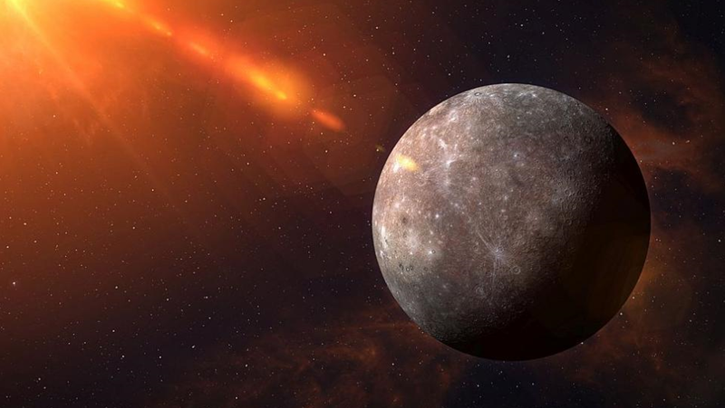 Учени са открили екзотични солени ледници на Меркурий, най-малката планета в