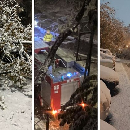 След като сняг изненада Пловдив по рано днес не закъсняха и