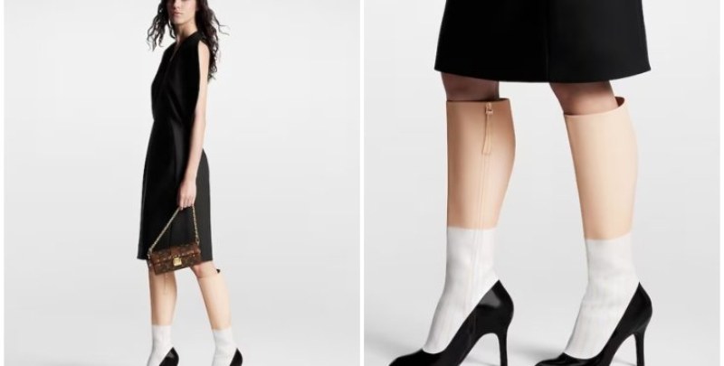 Louis Vuitton създаде ботуши с имитация на голи човешки крака