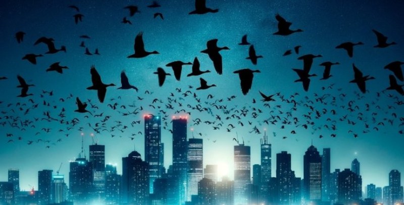 Нещо накара около 1000 птици да се блъснат в сграда и да умрат. Какво? СНИМКИ