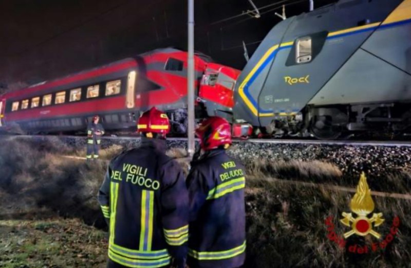 Челен удар между пътнически влакове, има ранени в Италия