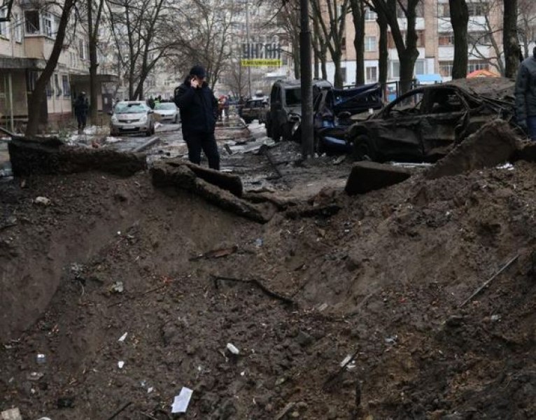 Масирана руска атака над Киев, над 50 души са ранени