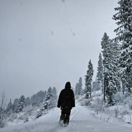 Сняг вали в части от България а в някои района