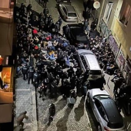 Уволниха полицаи заради погрома на протеста срещу БФС