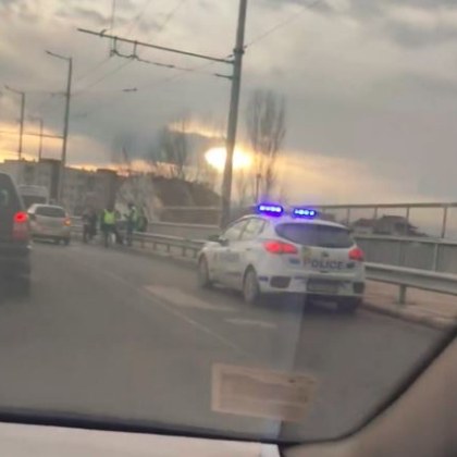 Инцидент с велосипедист е станал на надлез Родопи в Пловдив