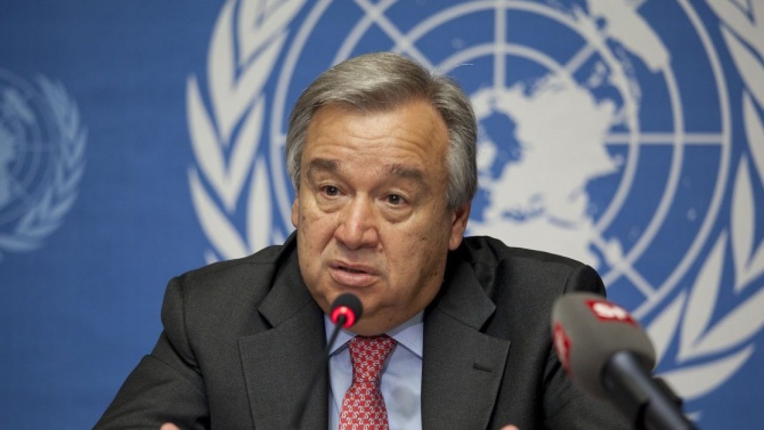 Генералният секретар на ООН Антониу Гутериш каза, че светът не