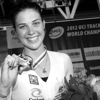 Австралийската олимпийска състезателка по колоездене на писта и бивша световна шампионка