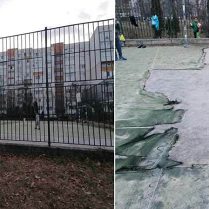 Цветелина Грозданова сигнализира за игрище в София което тъне в забрава Игрището