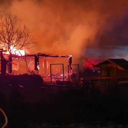 72 годишен мъж е починал при пожар в старозагорското село Пшеничево