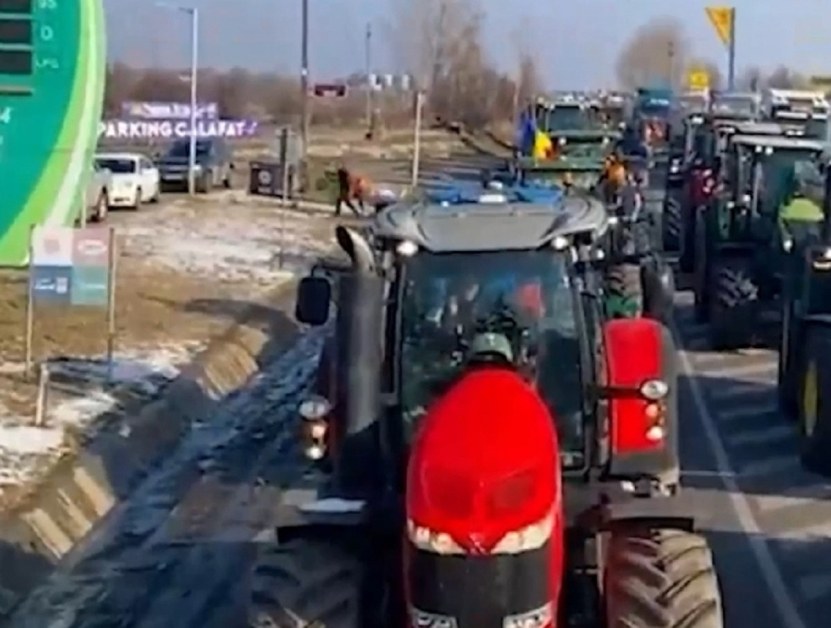 Румънски фермери блокираха преминаването през ГКПП за украинци