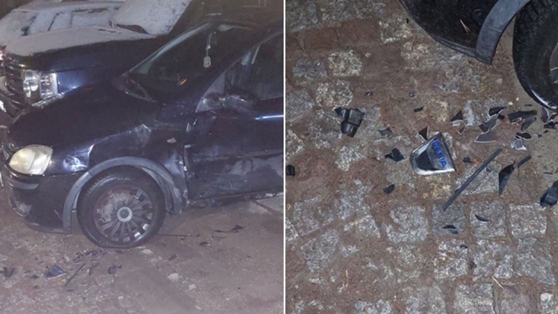 Шофьор се блъсна в паркирана кола в Пловдив и избяга СНИМКИ