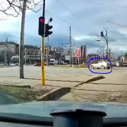 Водач сътвори абсурдно нарушение на пътните правила в София Шофьорът на