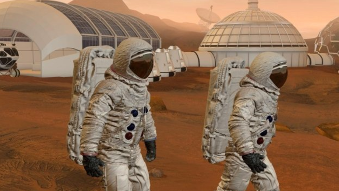 Марс е враждебно място за хората поради липса на кислород,