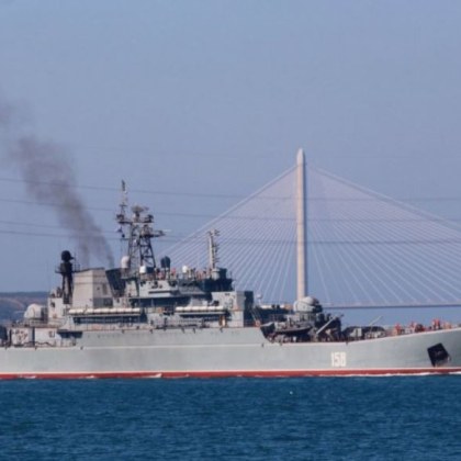 Въоръжените сили на Украйна са унищожили големия десантен кораб Цезар