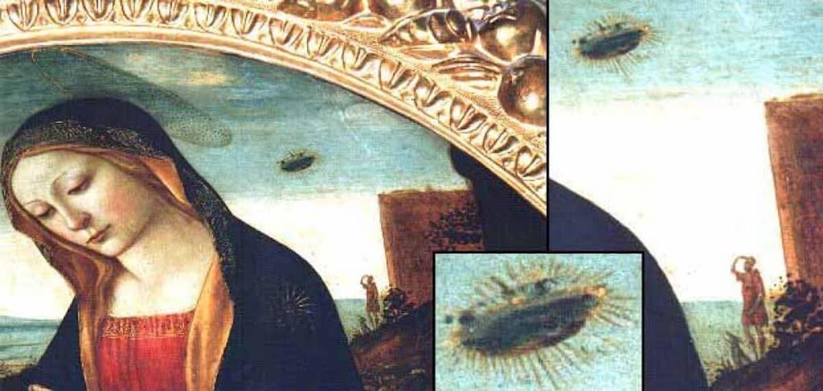 Изобразено ли е НЛО в тези класически картини? ВИДЕО