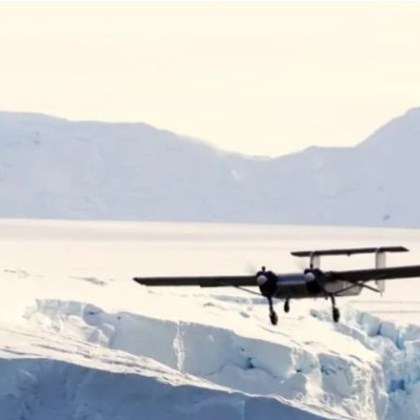 Безпилотен самолет наскоро излетя в небето над Антарктика в тестов