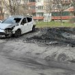 И кола е изпепелена при палежа на бусове в Пловдив