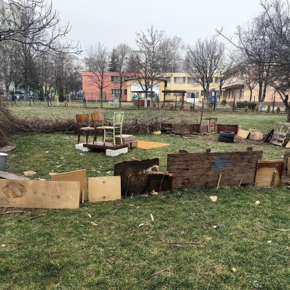 Тревна площ до детска градина в София беше тотално трансформирана
