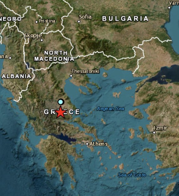 Земетресение от 4 по Рихтер разлюля централната част на Гърция.Трусът