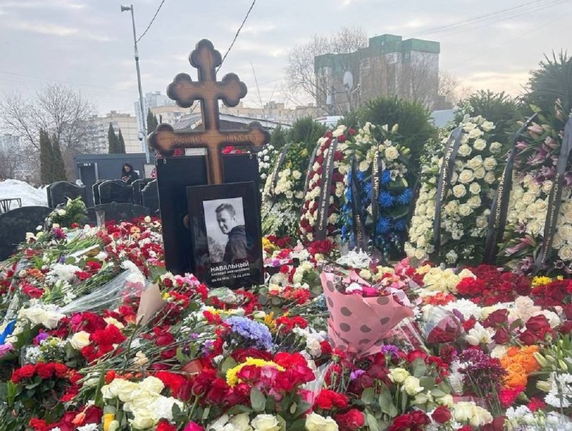 Гробът на Алексей Навални се появи в Yandex.Maps СНИМКИ