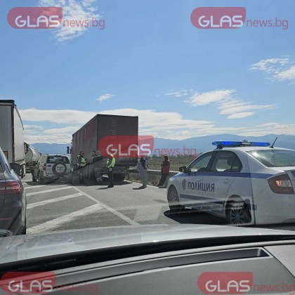 Камион и джип се блъснаха до Пловдив Инцидентът е станал